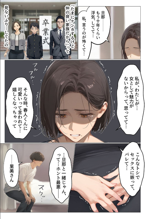 バ先のパート主婦（アラフォー・子持ち）旦那も知らない変態SEXで寝取り開発（単話）_5枚目の画像